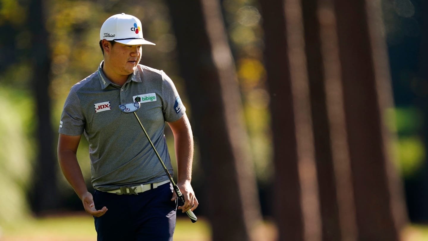 Im Sung-jae is in contention heading into the final round at the 84th Masters Tournament. Picture by Logan Whitton/Augusta National.