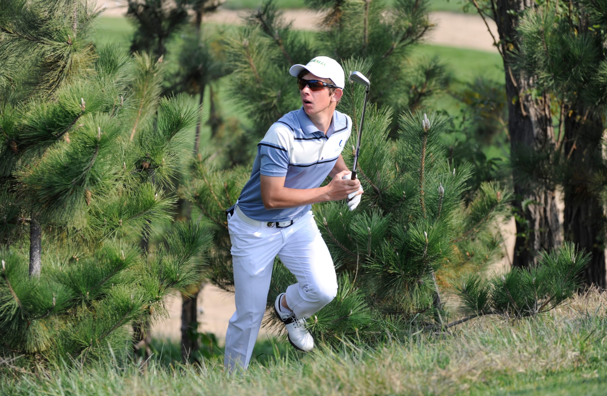 Thanks to some brilliant recovery shots, Lucas Herbert had the distinction of finishing as the leading Australian, tied for fourth.