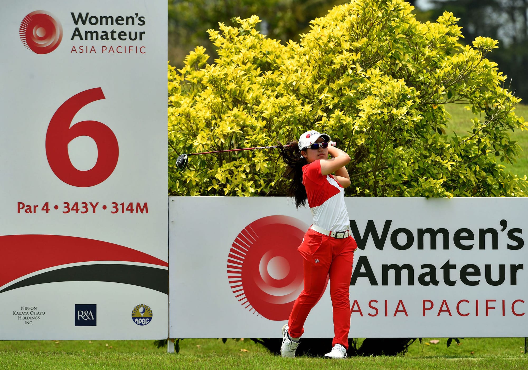 Yuna Nishimura tied for second at the 2018 Women's Amateur Asia-Pacific.