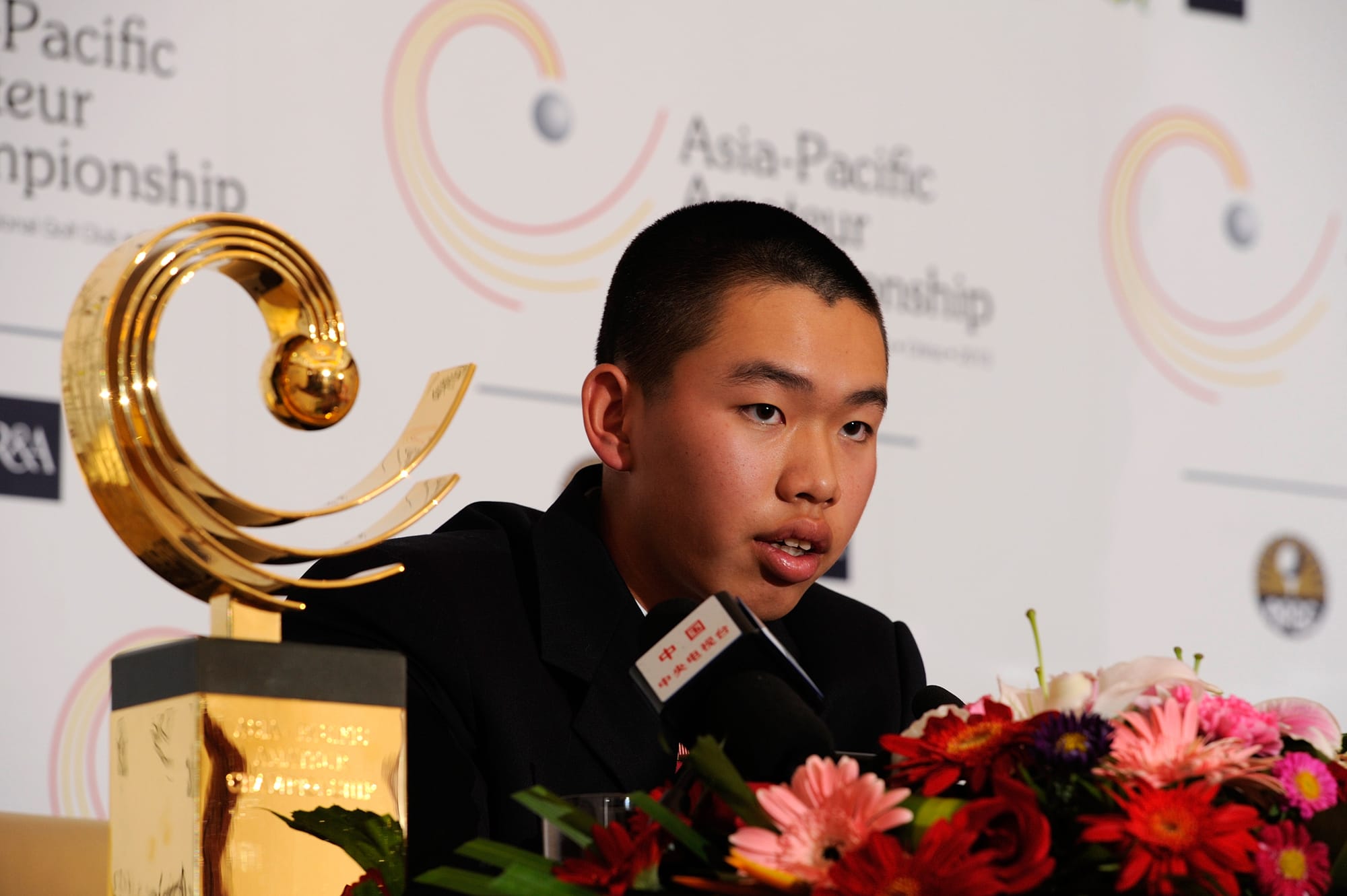 Although he was unable to make a successful title defence, Guan Tianlang was never far from centre stage at Nanshan.