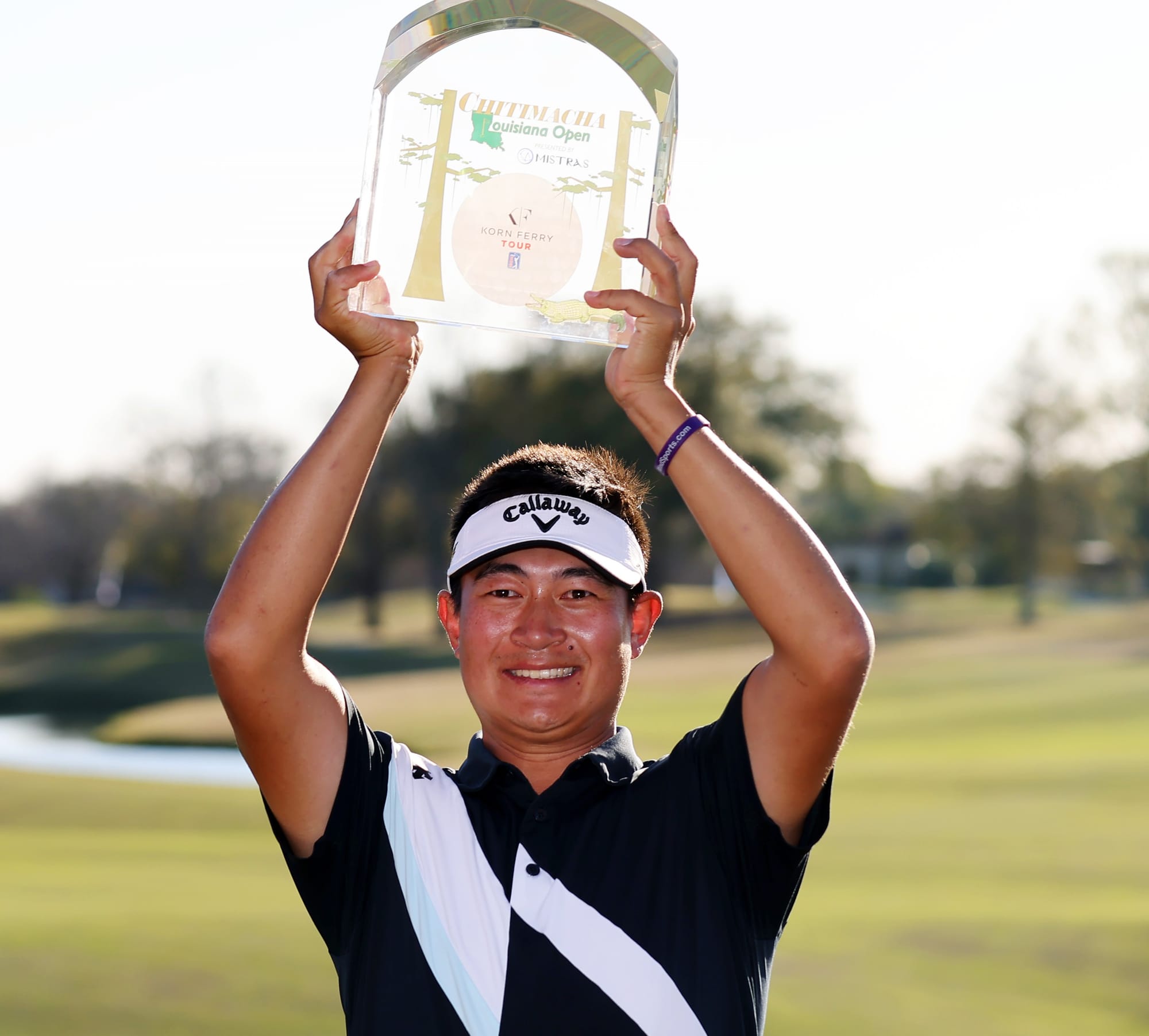 Yuan Celebrates Korn Ferry Tour Birthday Gift