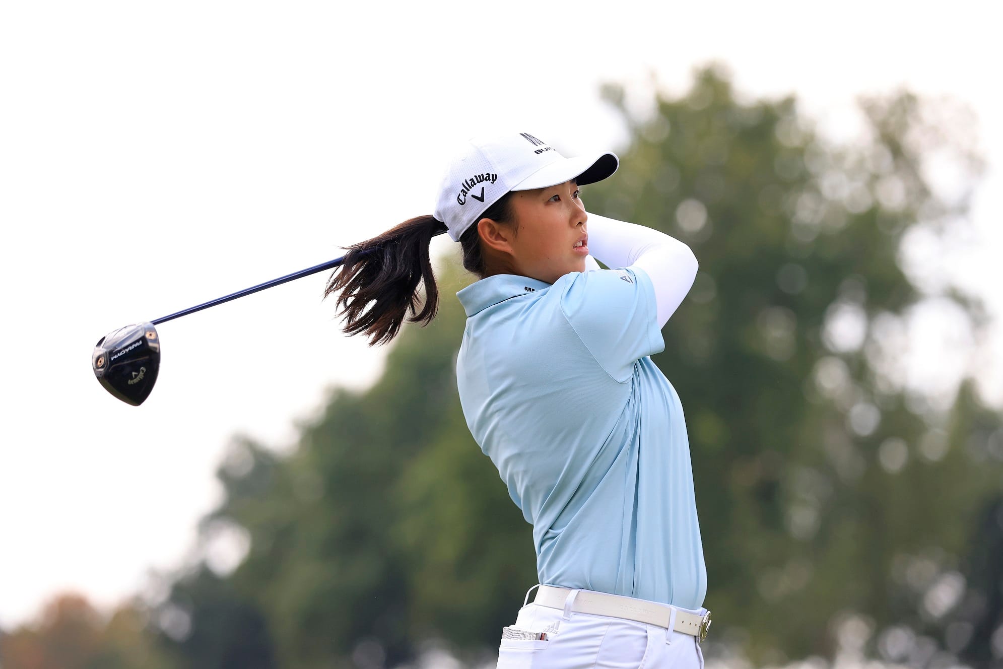 Yin Ruoning is in relaxed mood ahead of her debut at the Honda LPGA Thailand. Picture by Getty Images.