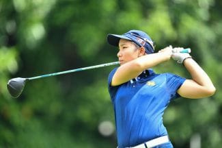Thitapa held her nerve during a sudden-death play-off. Picture by Thailand Golf Association.