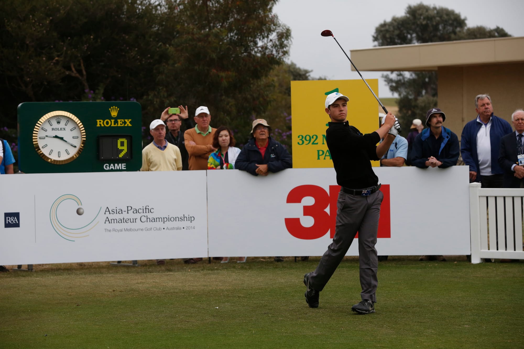 Ryan Ruffels underlined his potential with a strong performance at Royal Melbourne.