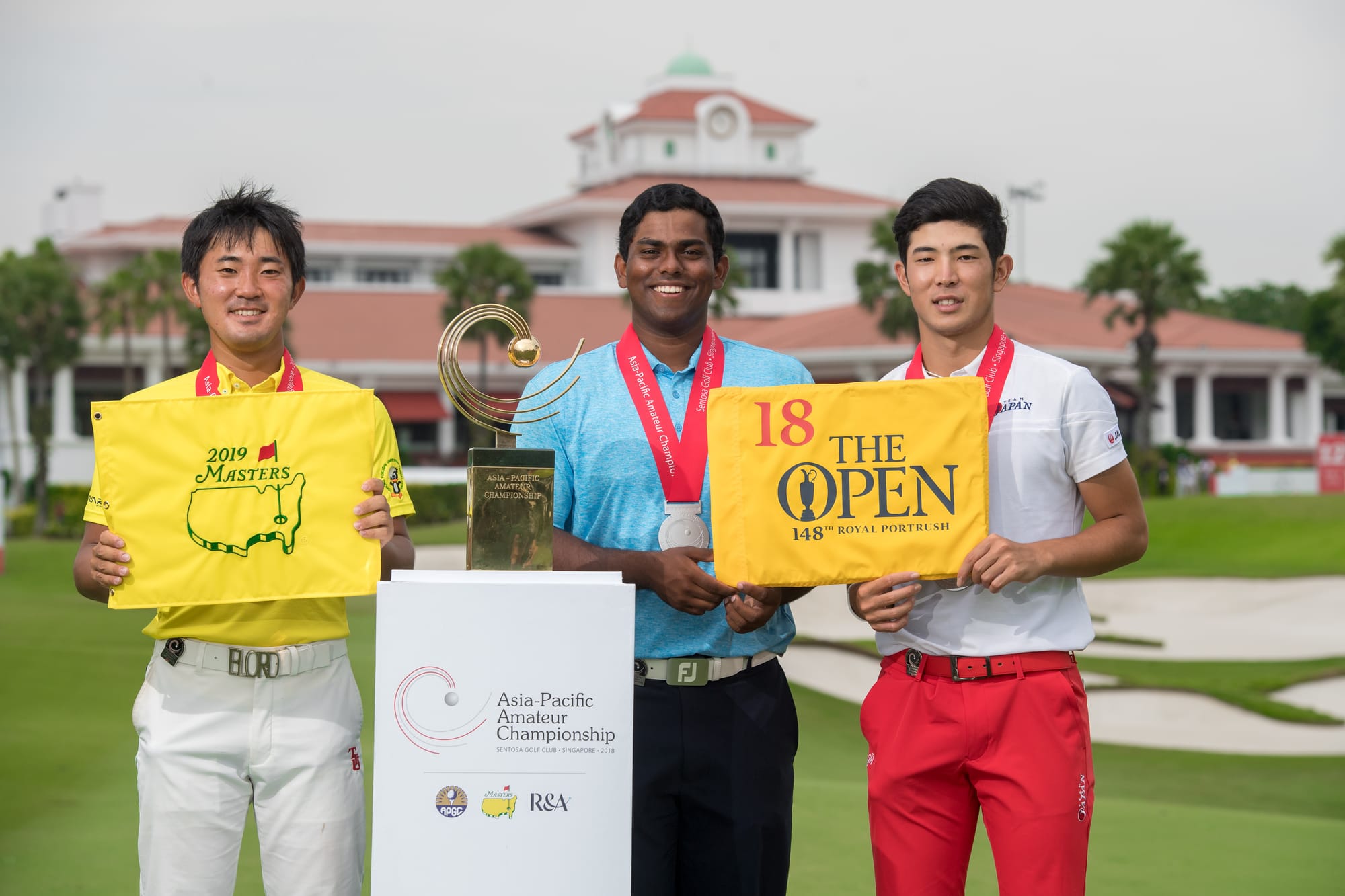 Champion Takumi Kanaya finished two strokes clear of joint runners-up Rayhan Thomas and Keita Nakajima.