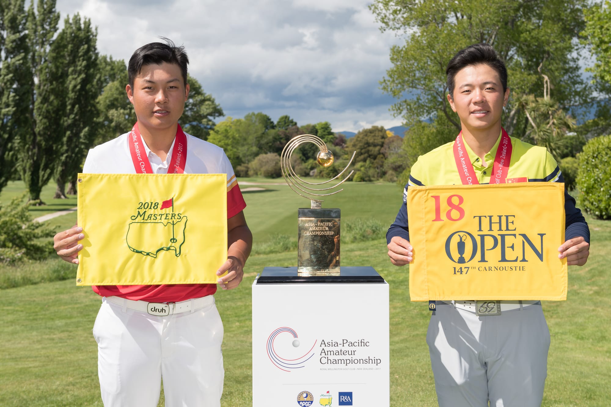 Lin Yuxin and Andy Zhang secured a one-two finish for China at Royal Wellington.