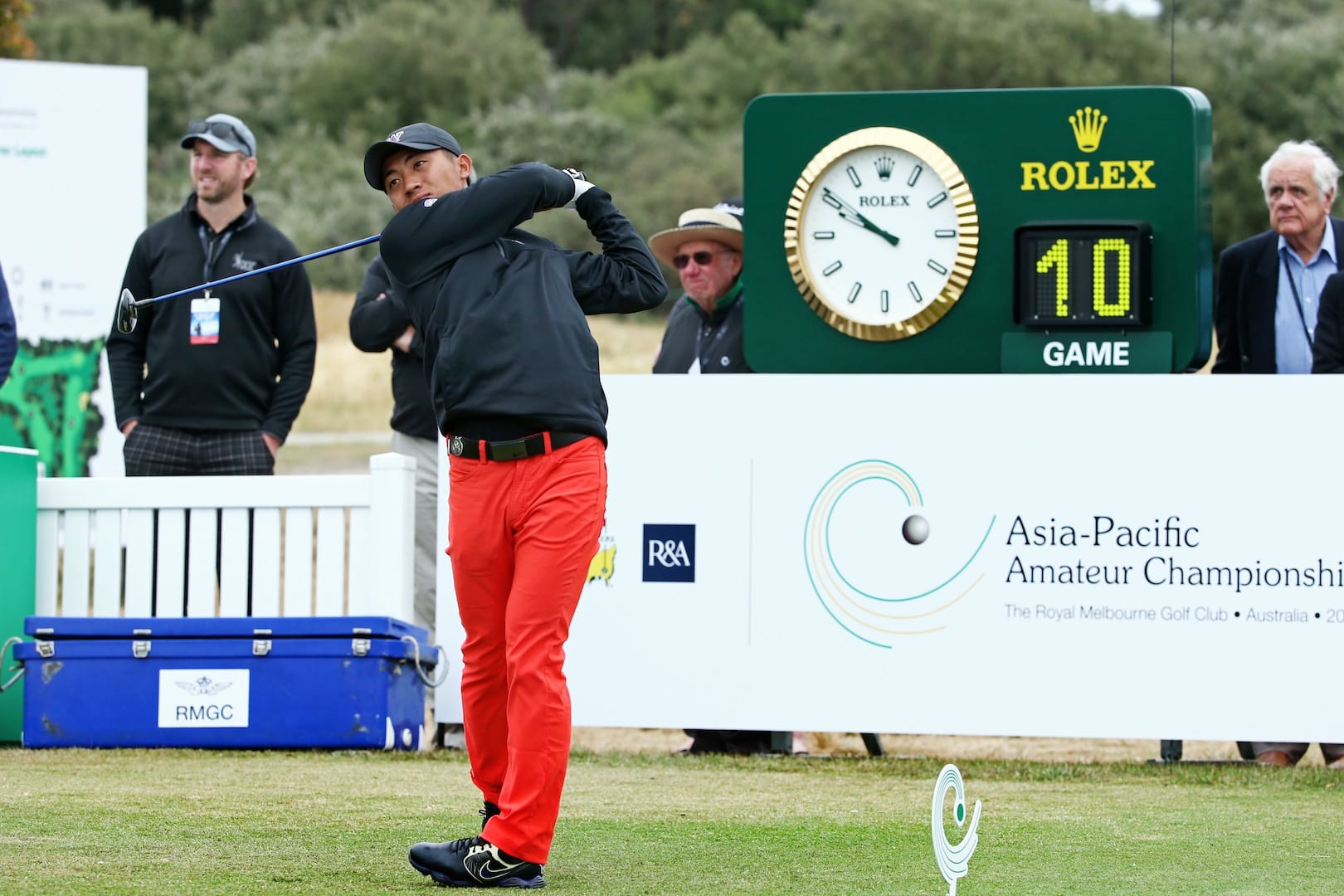 Chinese Taipei's Pan Cheng-tsung finished in joint fifth place.