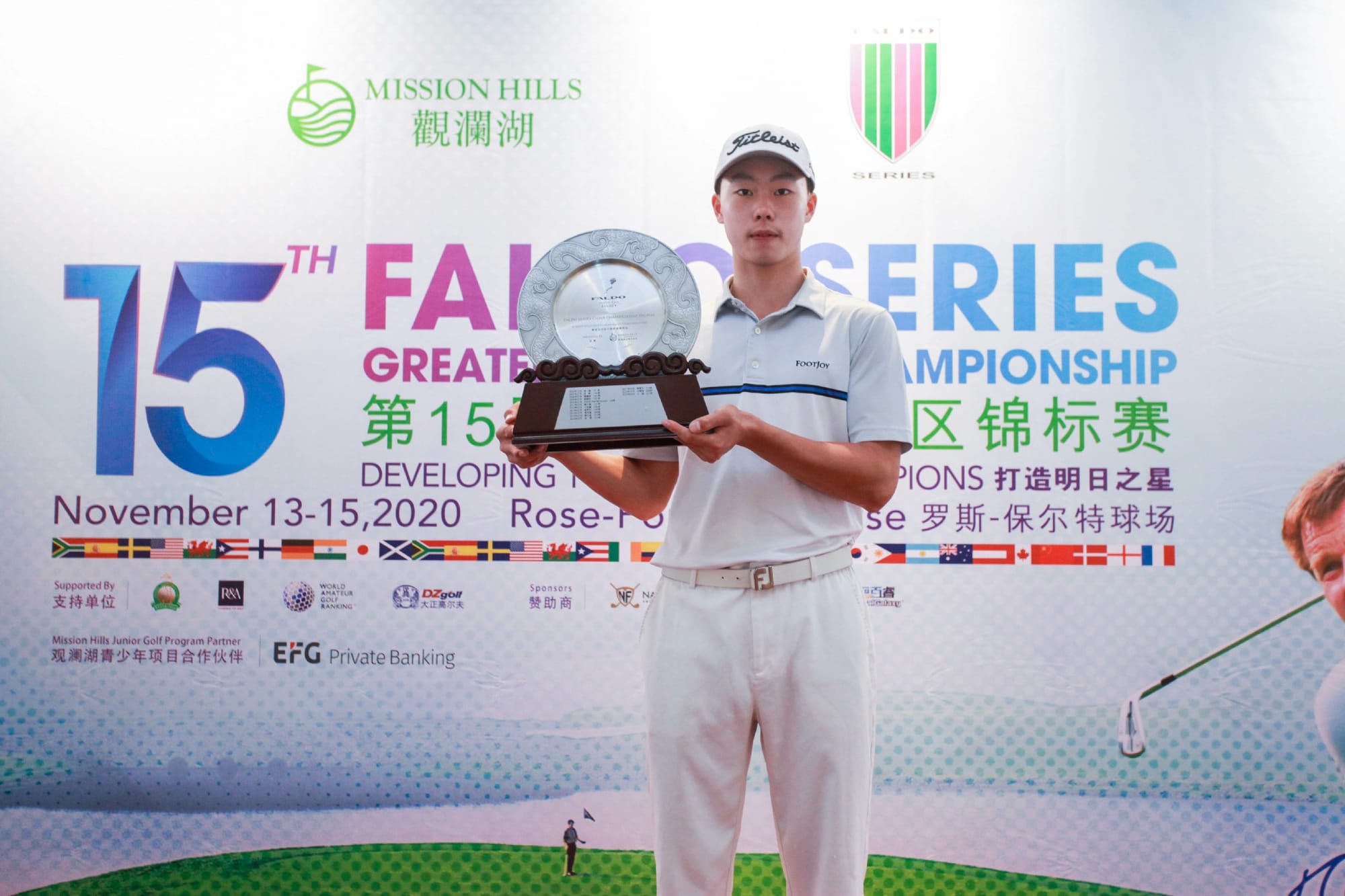 Xiong Prevails in Faldo Series Play-Off