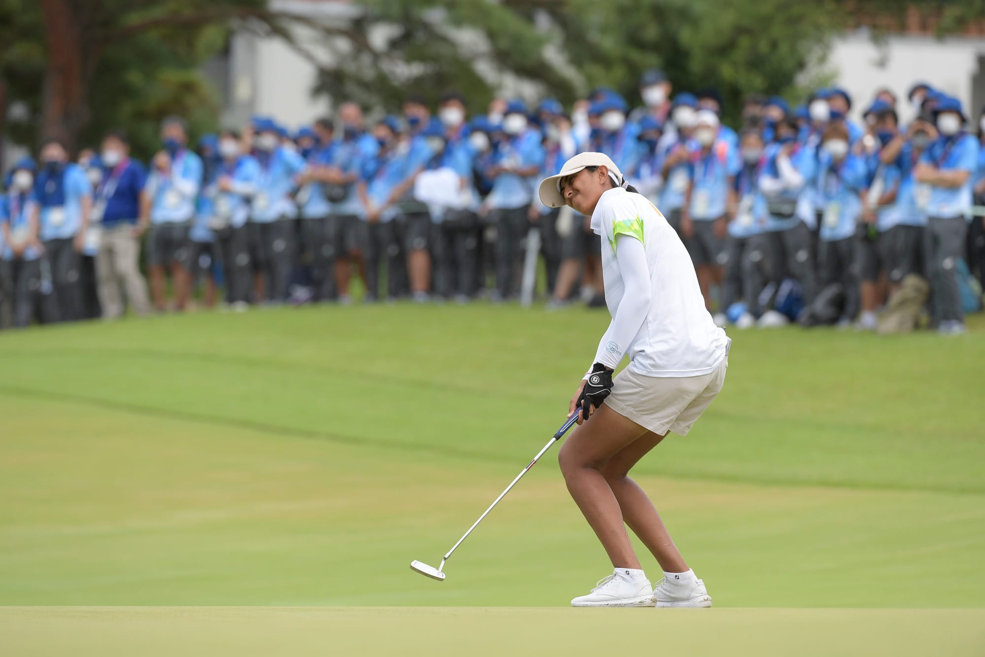 Agony for Aditi as Medal Narrowly Eludes Her