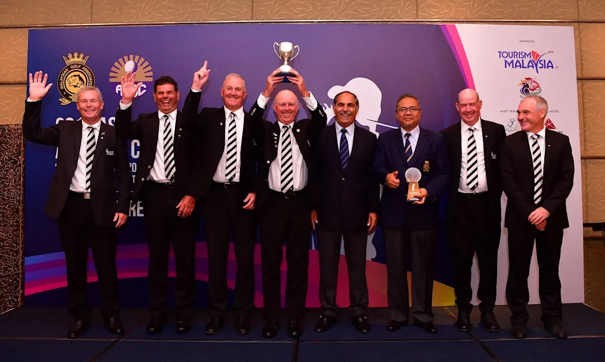 The winning New Zealand team at last year