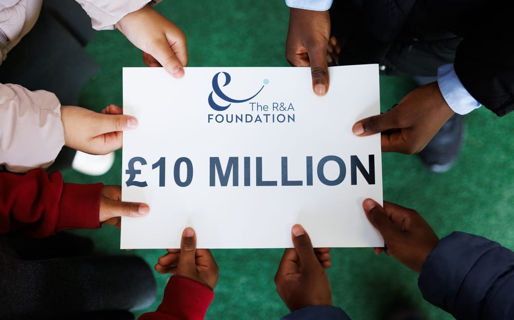 The R&A Foundation Reaches £10 Million Milestone post image