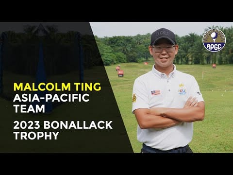 Bonallack Trophy Honour for Malaysian Malcolm Ting post image