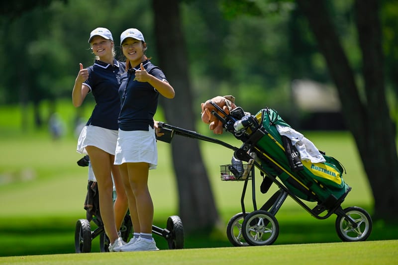 Tough Going for Australia on Opening Day at SentryWorld post image